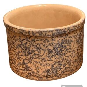 Antique R.R.P. Co. Roseville, Ohio U.S.A. Spongeware Crock